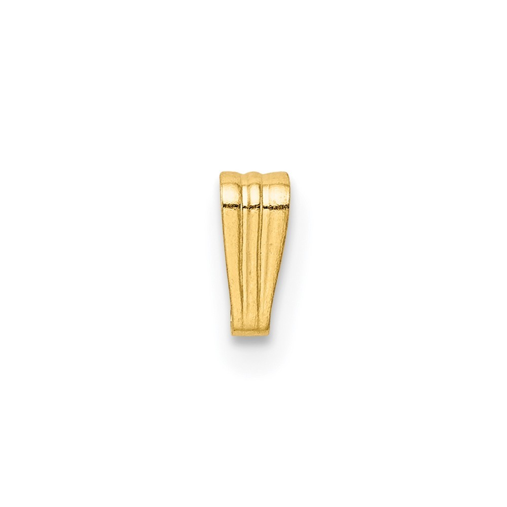 Findings Jewelry Making 14k Yellow Gold Small Snap Pendant Bail 1 Piece 47$